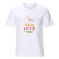 thumbnail image 4 of AXXD Women's Easter Shirts,Short Sleeve Summer Graphic Rabbit Printed Top Pullover T-shirt For Women Easter Savings Clearance! Size S, 4 of 5