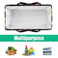 thumbnail image 5 of Thanksgiving Fruits Reusable Foldable Large Capacity Laundry Bag Shopping Bag Easter Basket Picnic Basket Oxford Cloth Durable Storage Organizer Bin Hamper Tote - Grey, 5 of 7
