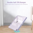 thumbnail image 4 of Fintie Hybrid Slim Case for iPad Air 13-inch M4/M3/M2 (2026/2025/2024) - Shockproof Cover with Clear Back Shell & Pencil Holder, Lilac Marble, 4 of 10