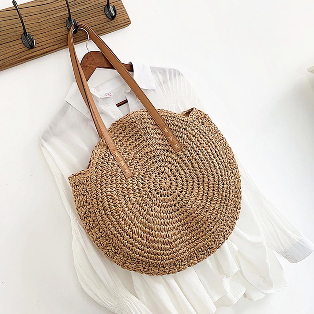 Aliexpress Soft Straw Crossbody Bag Handmade Woven Straw Bag