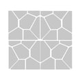 thumbnail image 1 of 28 piezas / pieza 3d espejo extraíble acrílico etiqueta de diy decoración para cm Plata, 1 of 9