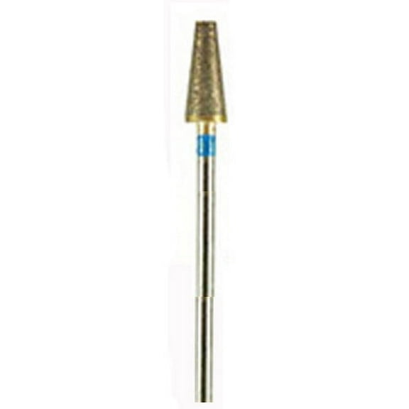 DIAMOND BUR, SINTERED, Medium 240 grit 2.34mm mandrel(hp)Cone, flat top , 13mm x 5mm