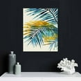 thumbnail image 4 of Nawypu Tropical Leaves Pictures Wall Art: Abstract Palm Tree Prints Leaf Canvas Artwork Fern Botanical Watercolor Painting for Modern Living Room Bathroom Bedroom Ready to Hang, 4 of 4