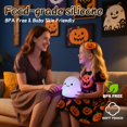 thumbnail image 4 of Luz Nocturna Daixinde Fantasma con Cambio de Color Recargable de 50 Horas, 4 of 9