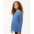 thumbnail image 2 of AllPro 48400Y Pro-Lock Youth Performance Long Sleeve T-Shirt-Heather Royal-XS, 2 of 6