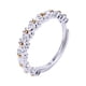 thumbnail image 1 of EeaseMX Anillo ajustable abierto con margaritas y flores, ideal como regalo de San Valentín., 1 of 7