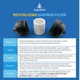 thumbnail image 3 of Filtro de ducha AquaBliss High Output Revitalizing Matte Black, 3 of 9