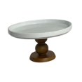 thumbnail image 3 of yotijay Cake Stand Ceramic Plate Snack Candy Platter for Celebration Reception Event Brown, 3 of 9