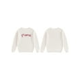 thumbnail image 2 of FOCUSNORM Chandails en Coton Assortis pour la Famille Maman et Moi Broderie Lettre Col Rond Tricot Confortable Pull Chaud, 2 of 9