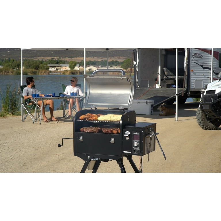 Camp Chef PPG20 Pursuit Portable Pellet Grill in Stainless Steel Walmart