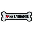 thumbnail image 1 of Giant Size!!! Dog Bone Magnet: I Love My Labrador | Cars, Trucks, Refrigerators, 1 of 1