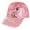 Pink/AB Jelly, variant on Womens Sequin Fashion Baseball Cap w/ Full Stoned Bill - Black/Multicolor