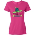 thumbnail image 3 of Inktastic Port St. Lucie, Florida Happy Sea Turtle Women's T-Shirt, 3 of 5