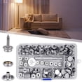 thumbnail image 4 of simhoa 150pcs Stainless Steel Canvas Screw Snap Fasteners Press Stud Canvas Screw Snaps, 4 of 8