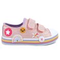 thumbnail image 1 of Tenis George Talla 17 con Doble Velcro Rosa, 1 of 4