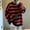 Red, variant on Turilly Women Fashion Casual Loose Full-Sleeve O-Neck New Trend Striped Sweater Pullover