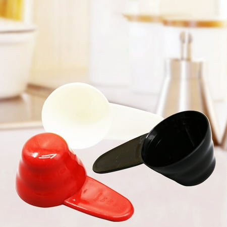 

Pengpengfang 2Pcs High Toughness Coffee Scoop Widely Use Plastic Compact Scale Design Measuring Spoon for Household