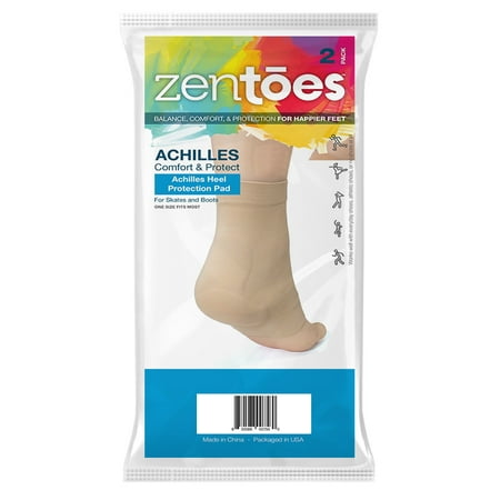 ZenToes Achilles Heel Compression Padded Sleeve Socks for Bursitis, Tendonitis, Tenderness - 1 (Best Therapy For Achilles Tendonitis)