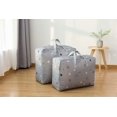 thumbnail image 3 of 3PCS Oxford Large Clothing Organizer Storage Bags Foldable Comforter Blankets Clothes Storage Bags, 3 of 6