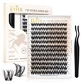 thumbnail image 1 of Eyelash Clusters BEFER Lash Curl, 120 unidades, 10-16 mm, con pinzas, 1 of 5