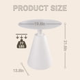 thumbnail image 6 of Vmopu Aluminum Dining Round Table for Outdoor Patio, 6 of 7