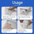 thumbnail image 3 of Clearance! Aoorsake Stainless Steel Squirrel Trap Cage Catch & Release For Set Outdoor & Indoor Mouse Traps Bug Catcher Fly Swatter Silver, 3 of 8