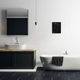 thumbnail image 2 of Stupell Industries Bathroom Word Search Activity over Distressed Black Inspirational Painting Unframed Art Print Wall Art, 10 x 15, 2 of 5