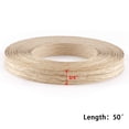 thumbnail image 2 of Rollo de bandas de borde de chapa de madera de roble rojo Skelang, 3/4 "x 50', prepegado, termoadhesivo, con adhesivo termofusible, cinta de madera Flexible, 2 of 6