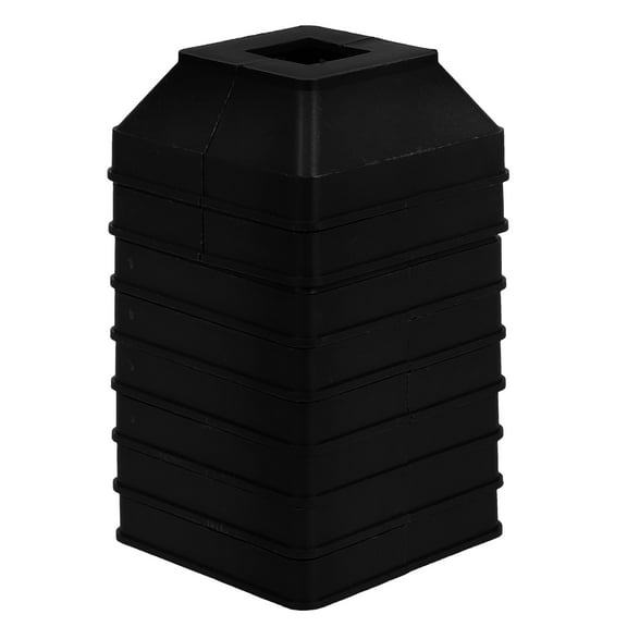 8pcs Post Fence Skirt Plastic Base Trim for Stair Post Porch Handrail Railing Fence Cover