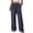Navy, variant on Womens Pants Summer Stretchy Pants Solid Color Pant Navy S