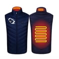 thumbnail image 1 of WRKEKC Unisex Heated Vest Winter Printed Single Control 2 Zone 3-Level Temperature Control Electric Heated Vest for Men Women, 1 of 6