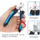 thumbnail image 5 of Tijeras Cortaúñas para Perros y Gatos - Cortaúñas Profesionales de Acero Inoxidable con Lima de Uñas, Cortaúñas de Alta Calidad con Espaciador para Mascotas (Azul, S), 5 of 5
