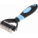 thumbnail image 3 of Stainless Steel Pet Detangling Comb with Dual-Sided Undercoat Brush for Professional Grooming and Knot Removal, 3 of 4