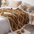thumbnail image 4 of Classical Soft Blanket Double-Sided Cool Design Cooling Blanket Summer Blanket Thin Lightweight Breathable Soft Soft Lightweight Breathable Soft Comfy Lightweight Blankets for All Seasons, 4 of 7