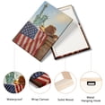 thumbnail image 4 of American Flag Canvas Wall Art, 4th of July Patriotic Canvas Print, Vintage Landscape Paintings for Modern Home Living Room Bedroom Office Decor, 4 of 7
