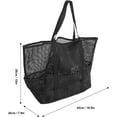 thumbnail image 2 of HUGFEGWE Large Capacity Mesh Beach Bag, 8 Separate Pockets, Waterproof Material, Breathable Design for Vacation Swimming CJB91-111224, 2 of 9