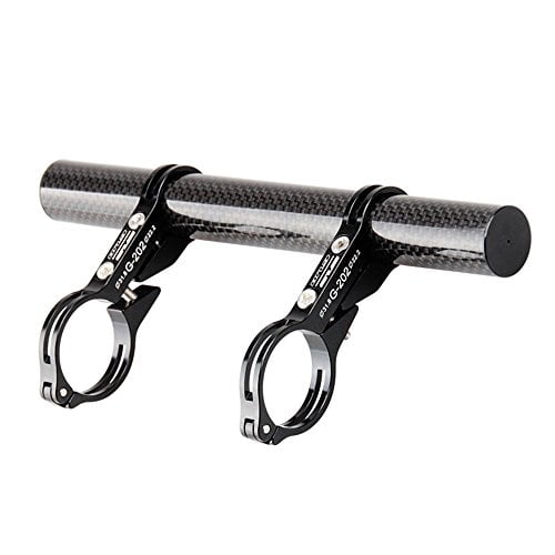Bike Handlebar Extender Extension Carbon Fiber Bracket Aluminum Alloy Clamp