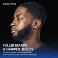 thumbnail image 3 of RED Pro GROOMANE Beard & Lineup Color Enhancement for Airbrush, Natural Semi-Permanent Barber Beard Dye, Long-Lasting, Gray Coverage, Men Hairline Color (Black (Premix), 2.3 fl.oz), 3 of 9