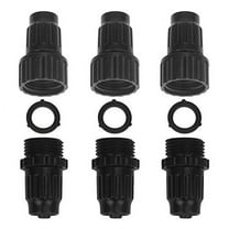 3Sets of Connectors for Garden Water Hose Expanding Hose Female Male Repair Kit