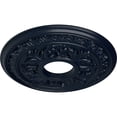 thumbnail image 3 of Ekena Millwork 15 3/8"OD x 4 1/4"ID x 1 1/2"P Baltimore Ceiling Medallion (Fits Canopies up to 5 1/2"), Hand-Painted Midnight Dream, 3 of 6