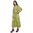 thumbnail image 2 of Moomaya Caftan pour Femmes Grande Taille Tenue d'Été Sortie de Plage Kimono Robe Caftan - L-XL, 2 of 6