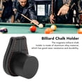thumbnail image 4 of Soporte de Tiza de Piscina de Bolsillo, Aleación de Aluminio Liviano Black Billard Titular de Tiza exquisita para Uso En Interiores, 4 of 7