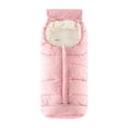 thumbnail image 3 of Cozy Toe Stroller Bunting Bag, Soft Coral Fleece Forro, Saco de pie universal resistente a la intemperie Adaptable para cochecitos Joggers Cochecito, 3 of 4