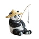thumbnail image 1 of Estatuilla de panda Estatua de panda, pieza central de resina, decoración creativa de jardín, estatuas de animales, escultura para terrario, patio al mayimx Figura Panda, 1 of 9
