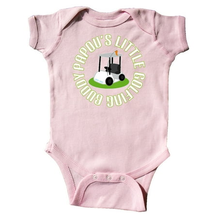 

Inktastic Papou Little Golfing Buddy Gift Baby Boy Bodysuit