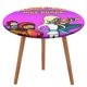 thumbnail image 1 of WordGirl-theme Fitted Round Tablecloths Elastic Edged Table Covers Waterproof Table Cloth for Kitchen Holiday Party Tables Decor 150cm, 1 of 6