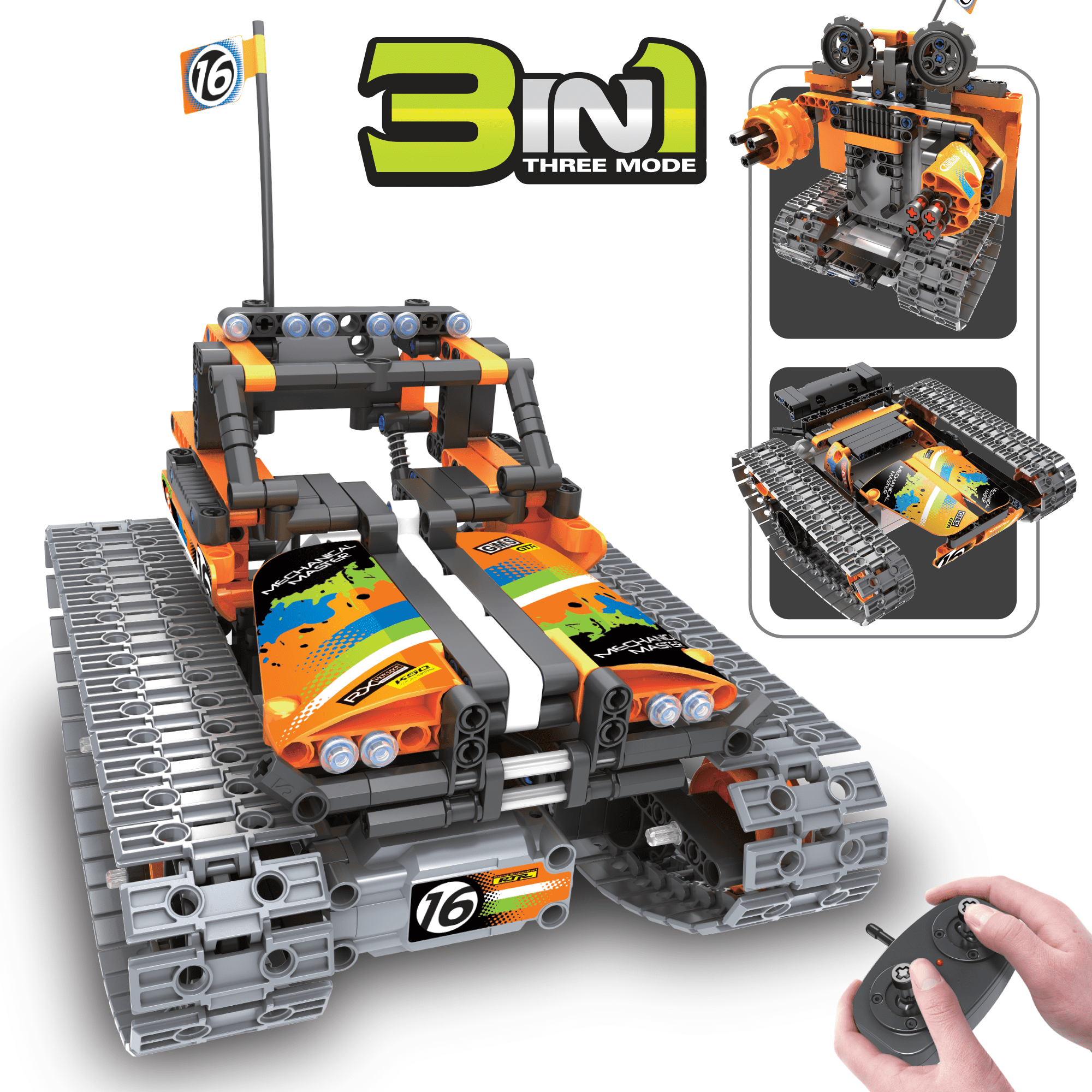 Kididdo Kids Robot Stem Toys in Remote Control Car Building Kit for Boys  8-12 Christmas Gift Toy for Boys Ages 10 11 12
