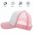thumbnail image 5 of DINHEAROM 10Pcs Breathable Cap Pink Polyester Mesh Design Breathable Hat For Cycling Jogging Climbing Trips, 5 of 8