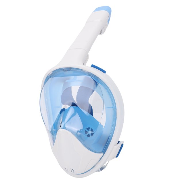 MÁSCARA DE SNORKEL DE CARA TOTRA PARA ADENTOS, EQUIPO DE SNORKEL CON SOPORTE DE CÁMARA DESMONTABLE, Vista Panorámica De 180 Grados, Sistemas Superior Seco, AntiniBla Y