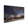 thumbnail image 2 of Trademark Fine Art 'Winter evening In The Mountains' Canvas Art by Ralf Eisenhut, 2 of 3